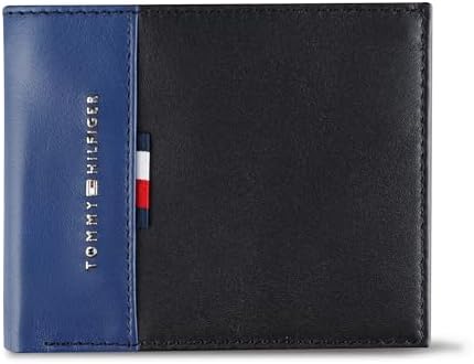 Tommy Hilfiger Men's RFID Two-Tone Passcase Wallet Tommy Hilfiger