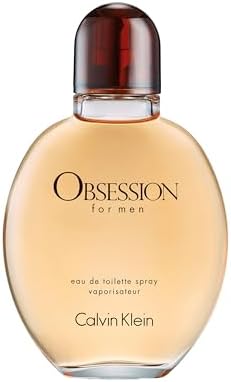 Calvin Klein Obsession for Men Eau de Toilette – Ambery Men's Cologne – With Notes of Bergamot,Mandarin, Lavender & Musk – Luxury Perfumes for Men – Long Lasting Fragrance Calvin Klein