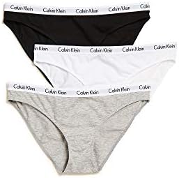 Женские Трусы Calvin Klein Carousel Logo Хлопковые Стретч, 3 Штуки Calvin Klein