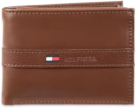 Tommy Hilfiger Men's Classic Bifold Wallet with ID Window and Multiple Card Slots Tommy Hilfiger