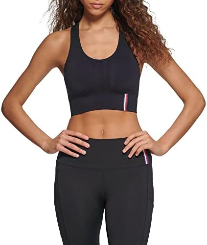 Женские Спортивные бюстгальтеры Tommy Hilfiger Performance Racerback Seamless Longline Tommy Hilfiger