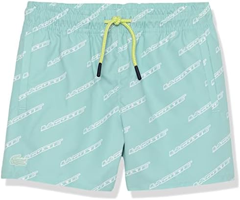 Lacoste Boys Taffeta Adjustable Swim Trunk Lacoste