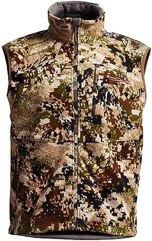 SITKA Gear Men's Stratus Windstopper Water Repellent Ultra-Quiet Fleece Hunting Vest SITKA Gear