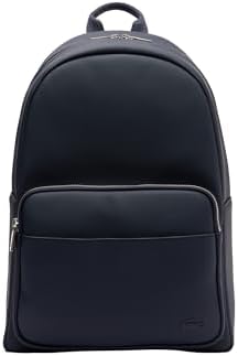 Lacoste Men's Classic Laptop Pocket Backpack, Black, One Size Lacoste