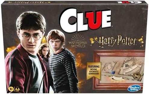 Hasbro Gaming Clue: Wizarding World Harry Potter Edition Board Game | Family Games for Kids, Teens, and Adults | Mystery Games | Ages 8 and Up | 3 to 5 Players Hasbro Gaming