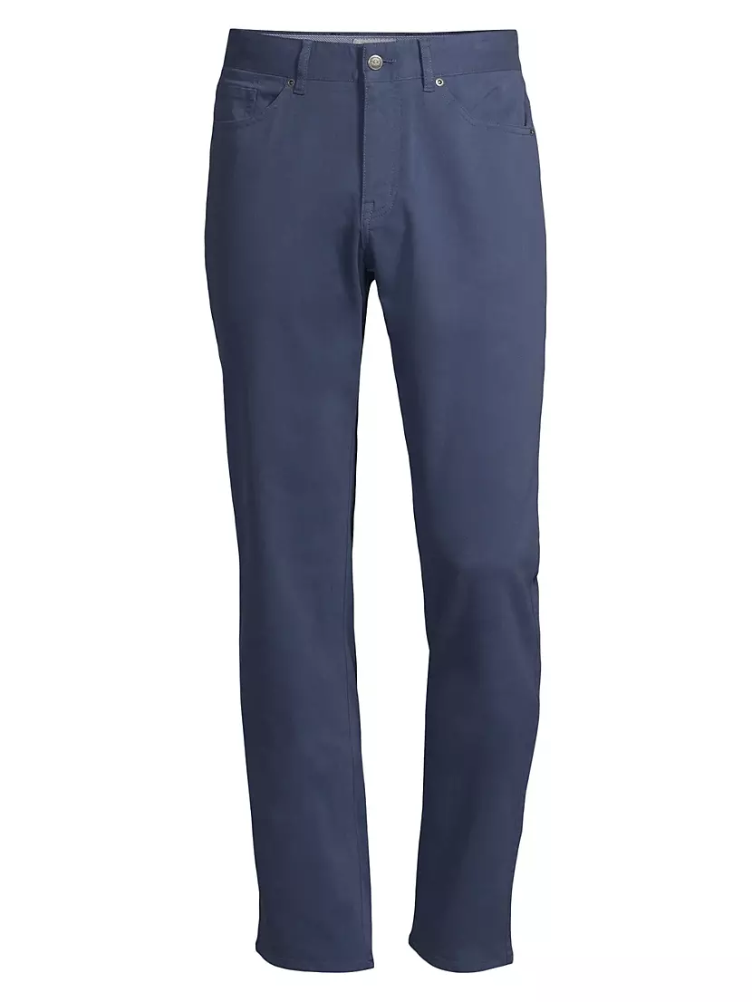 Мужские Повседневные брюки Peter Millar Regular-Fit Ultimate Sateen Five-Pocket Pants Peter Millar