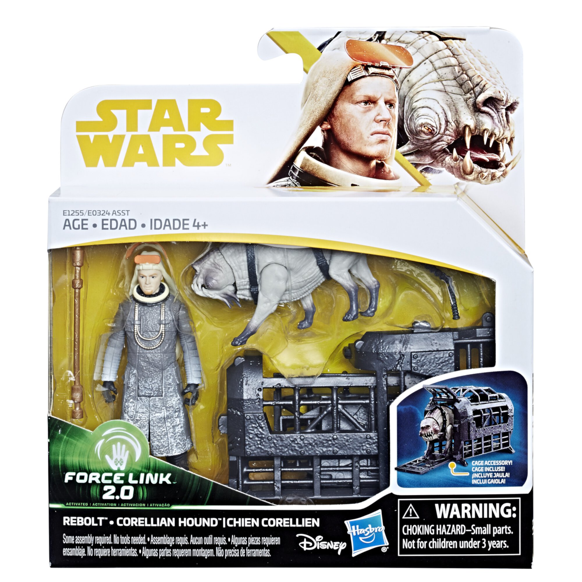 Star Wars Rebolt & Corellian Hound Force Link 2.0-activated 3.75 Inch Figures Star Wars