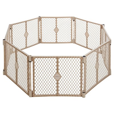 Toddleroo by North States Superyard Indoor-Outdoor Baby Playpen Gate, 26" Tall, 8 Panels, Sand Visit the Toddleroo by North States Store