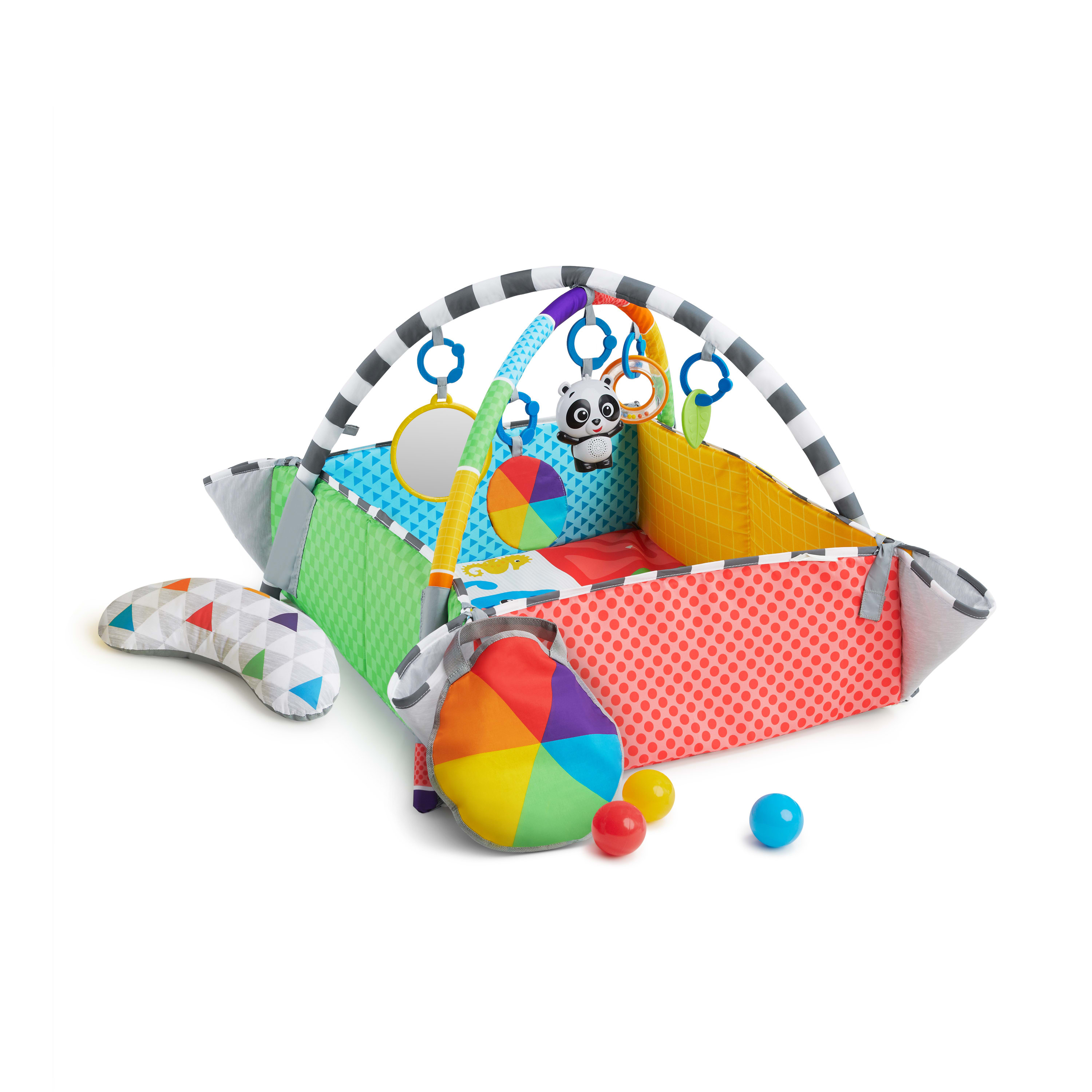 Baby Einstein Patch’s 5-in-1 Color Playspace Activity Play Gym & Ball Pit, Ages Newborn + Visit the Baby Einstein Store