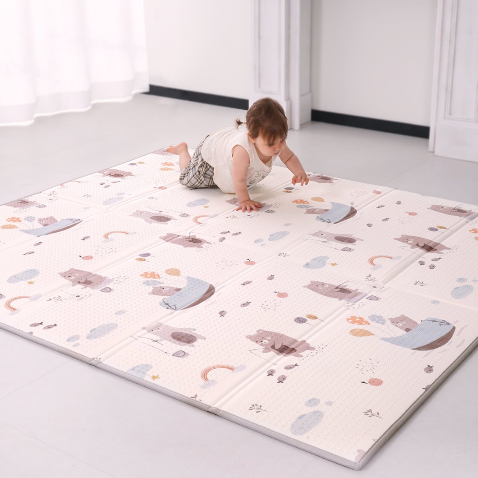 Joypony 79 x 71 inch Tear Baby Play Mat Joypony