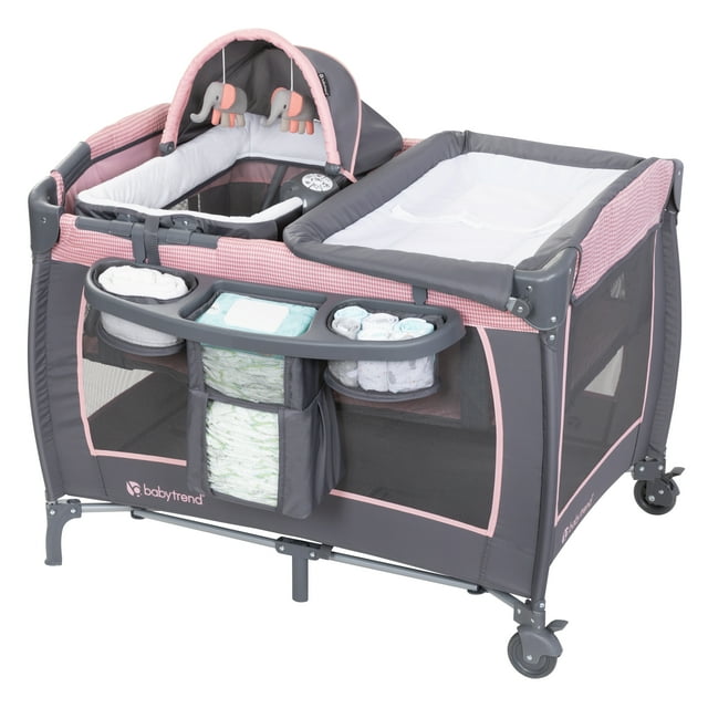 Baby Trend Lil Snooze Deluxe III, Cozy Pink Baby Trend