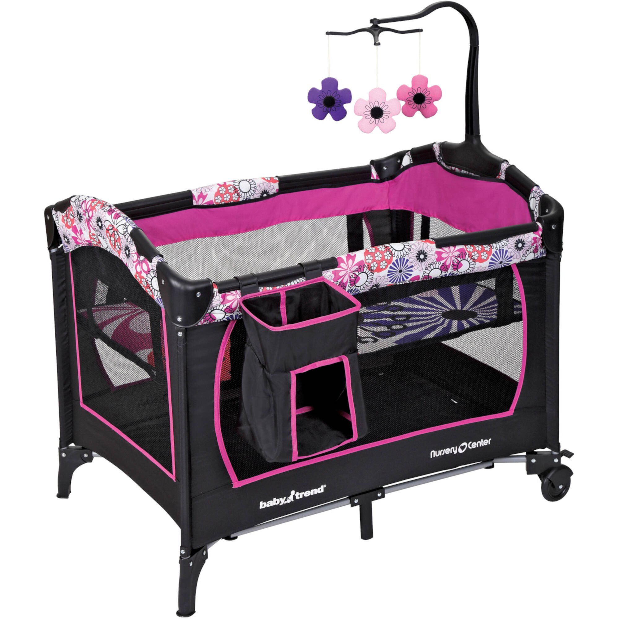 Baby Trend Nursery Center Playard, Floral Garden Visit the Baby Trend Store