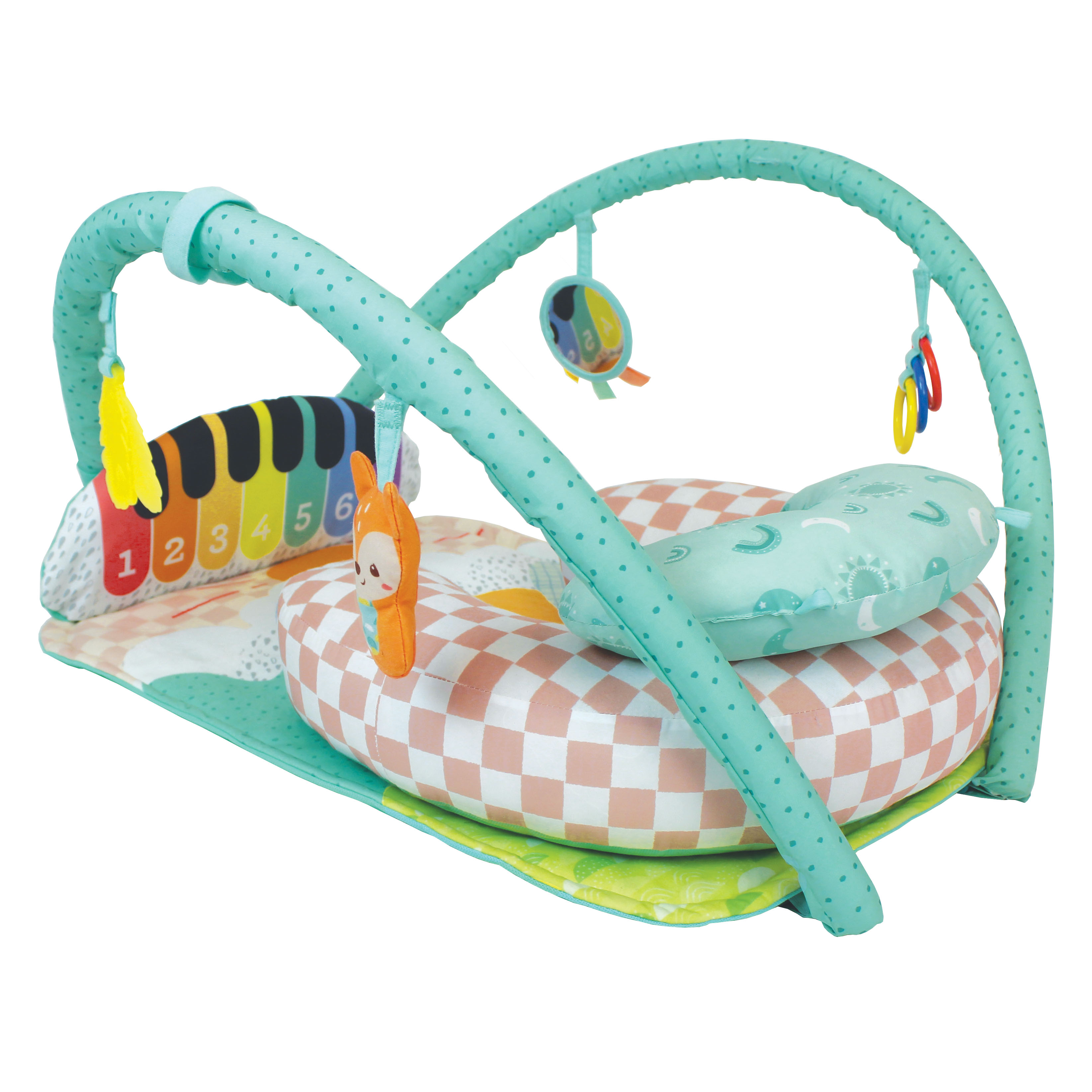 Infantino Kick 'n Keys 7-in-1 Musical Piano Activity Gym, for Babies 6-12 Months, Multicolor Visit the Infantino Store