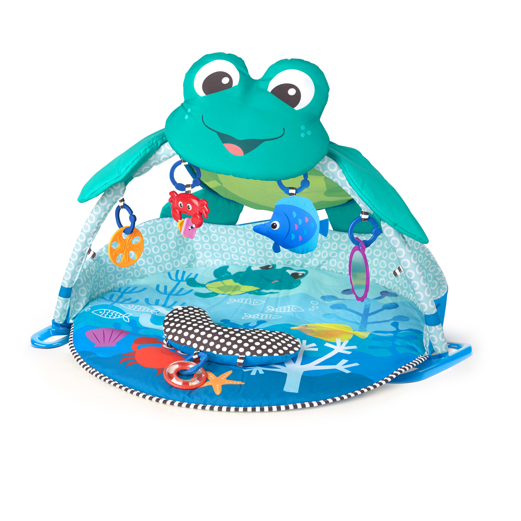 Baby Einstein Neptune Under the Sea Lights & Sounds Activity Gym and Play Mat, Ages Newborn + Visit the Baby Einstein Store