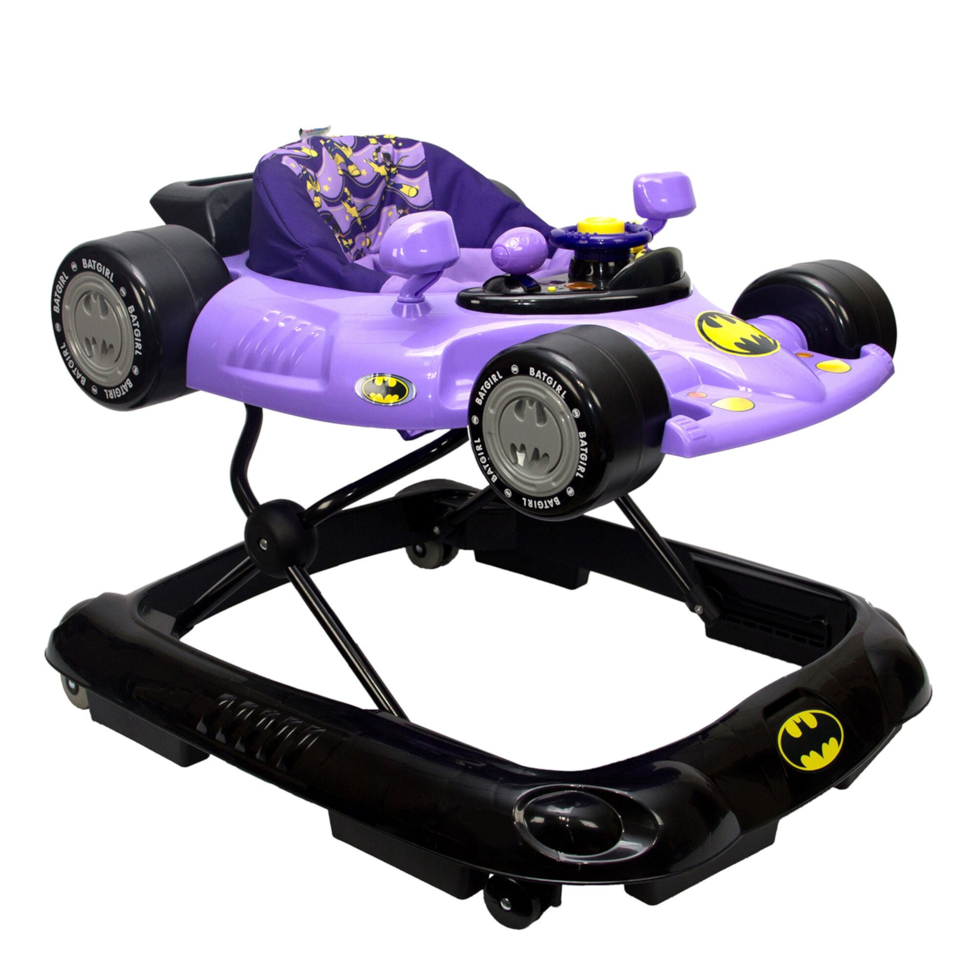 KidsEmbrace Batman Baby Activity Station Race Car Walker with Lights KidsEmbrace