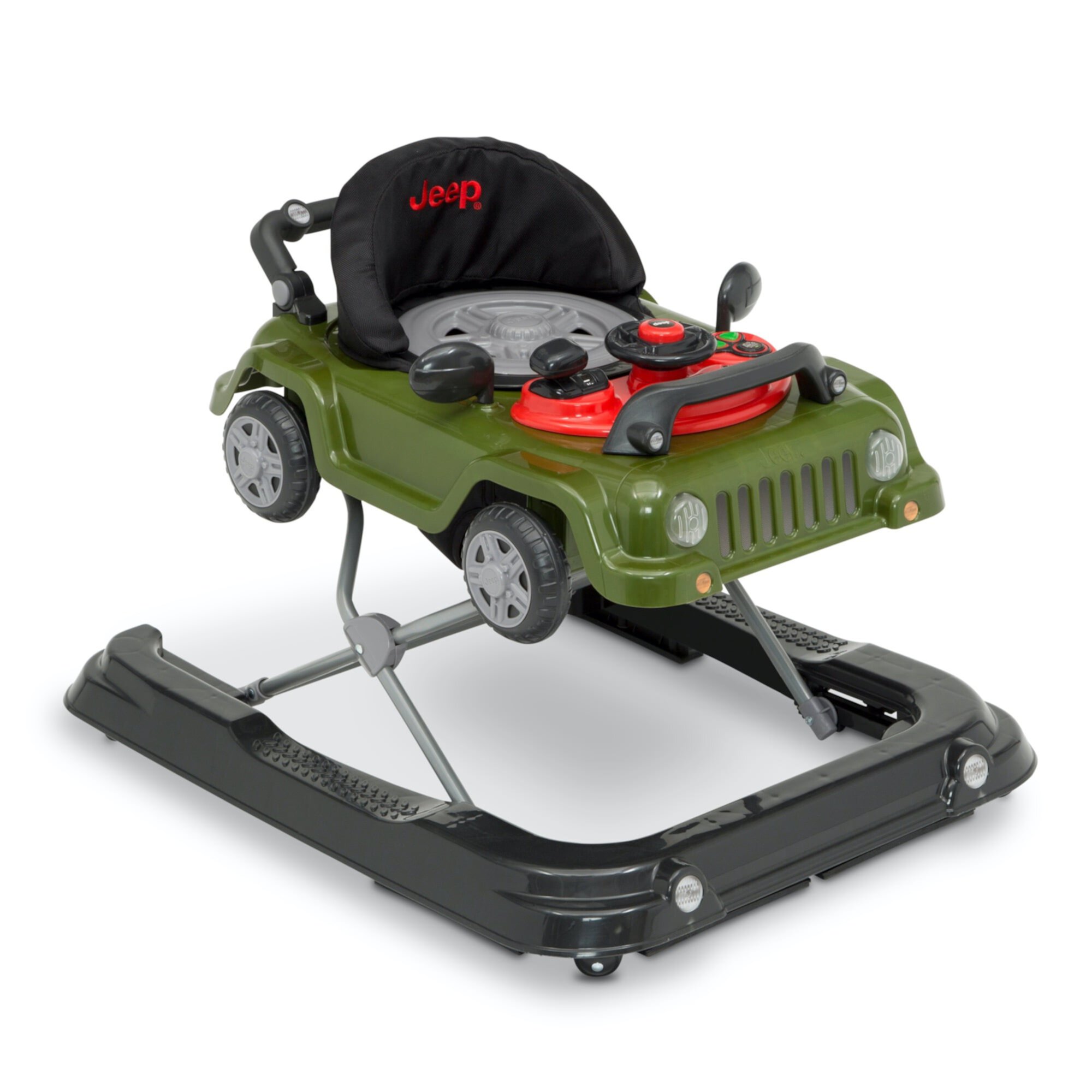 Jeep 22508-2312 Classic Wrangler 3-in-1 Grow With Me Walker (Red) - New Jeep