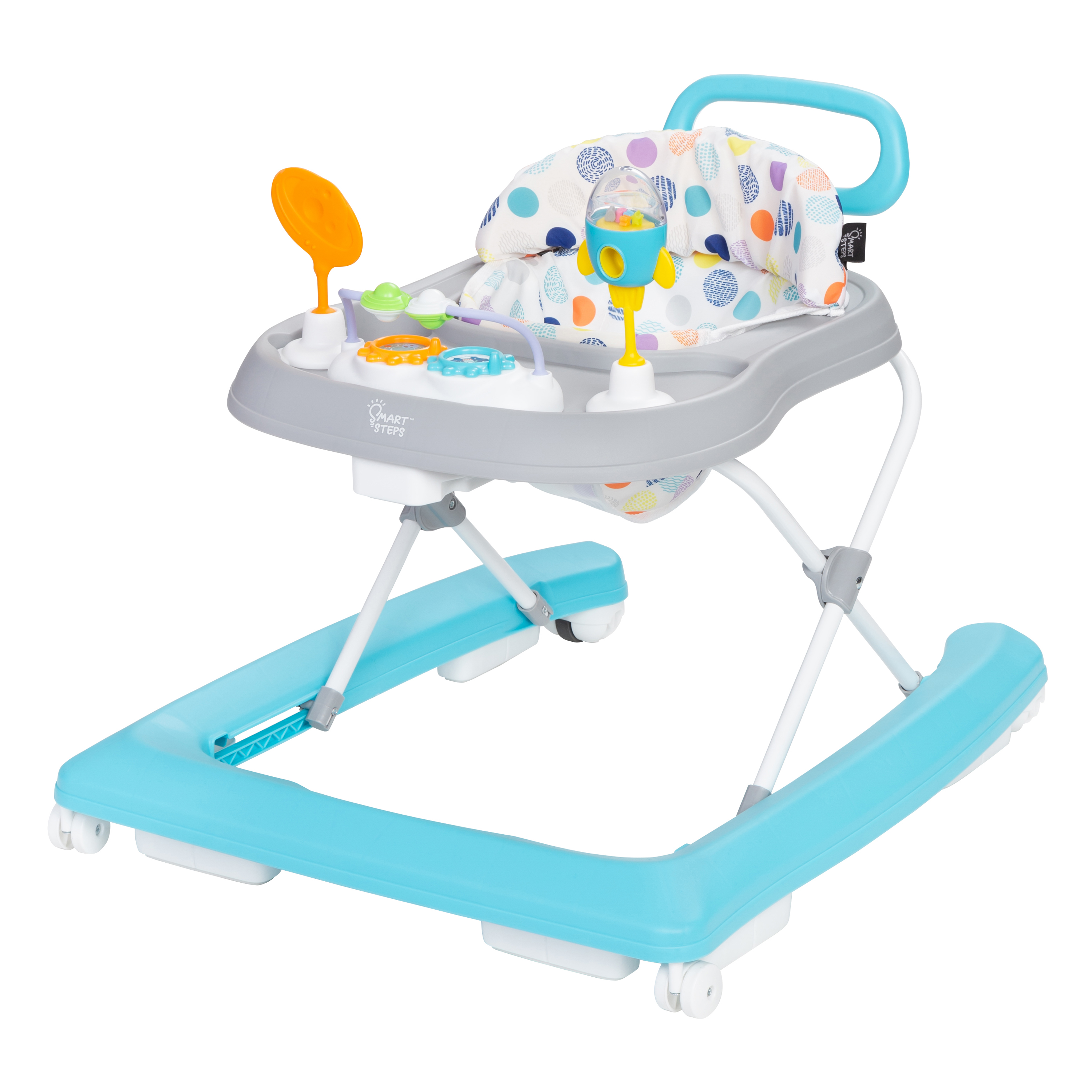 Baby Trend Smart Steps Plus 2-in-1 Walker with Deluxe Toys, Orbits White Visit the Baby Trend Store