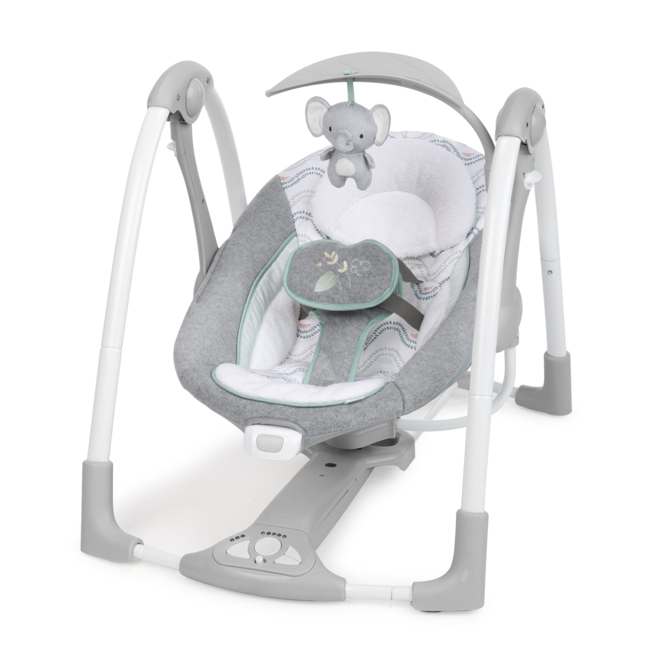 2-in-1 Portable Baby Swing & Infant Seat with Vibrations, Music- Swell (Unisex) Visit the Ingenuity Store