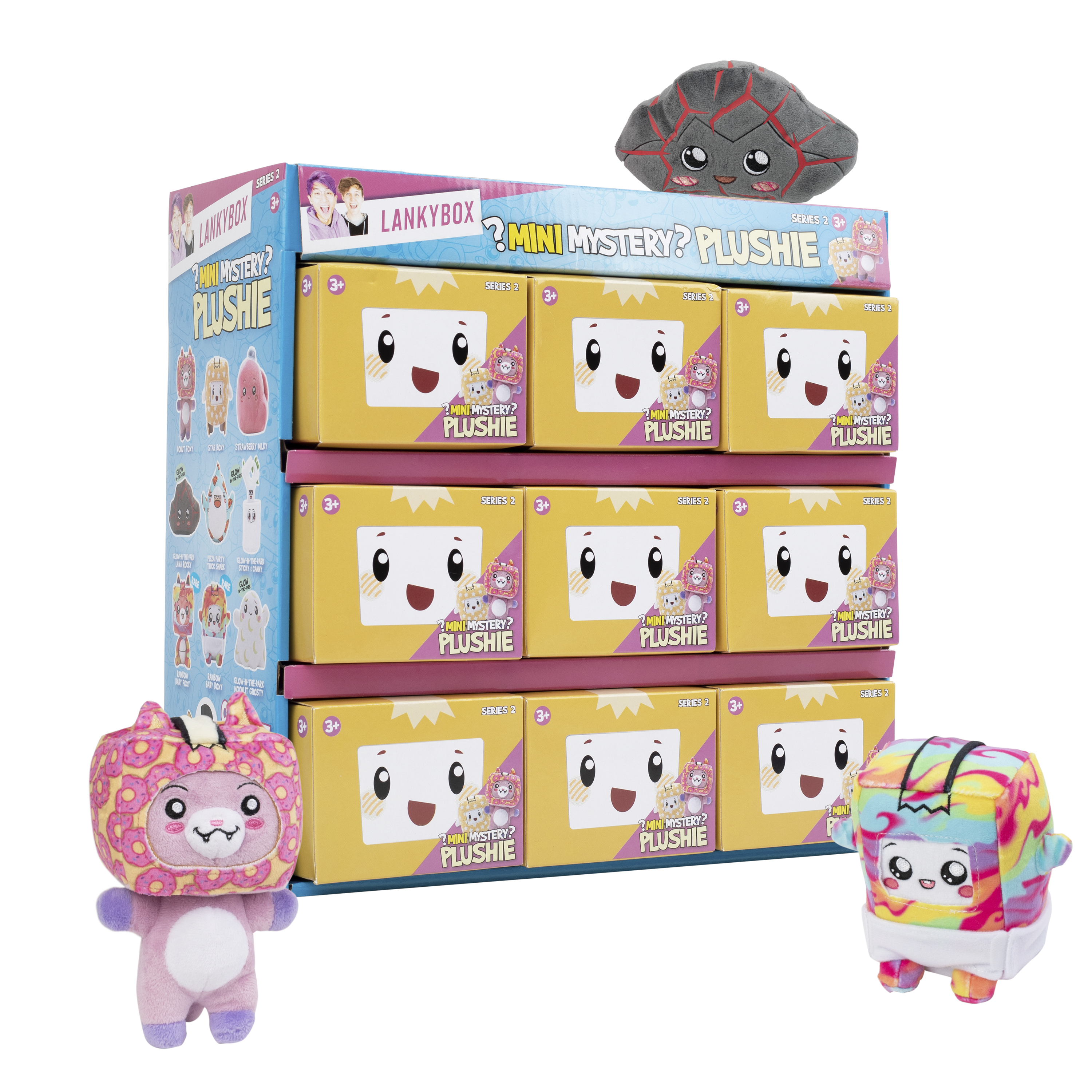 LankyBox Mini Mystery Plush, Series 2, Collectible Blind Box Mini Plush, Officially Licensed LankyBox Merch, Ages 3 and Up, One 6 Inch Plush in a Mystery Box LANKYBOX