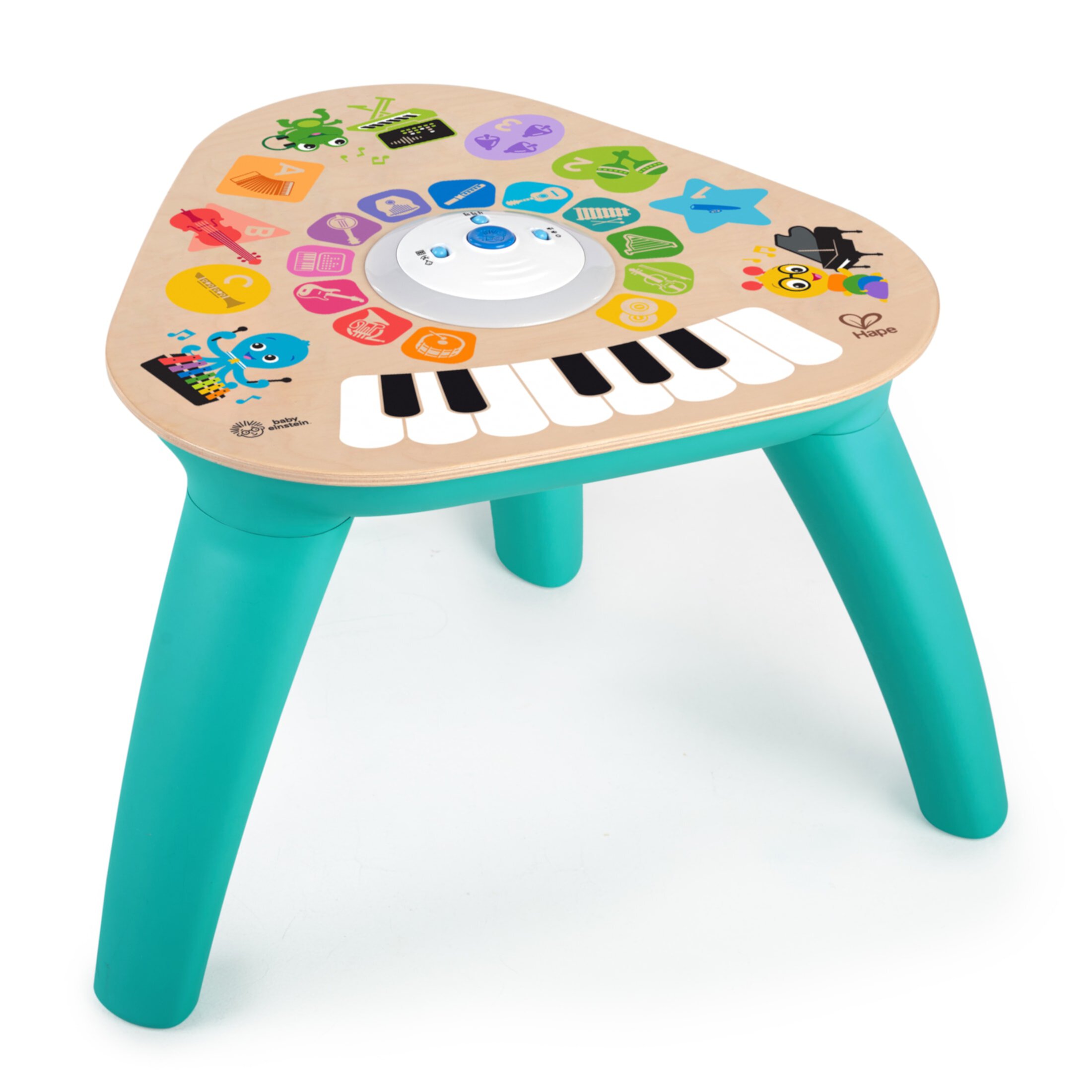 Baby Einstein Clever Composer Tune Table Magic Touch Electronic Wooden Activity Toddler and Baby Toy, Ages 6 months + Baby Einstein