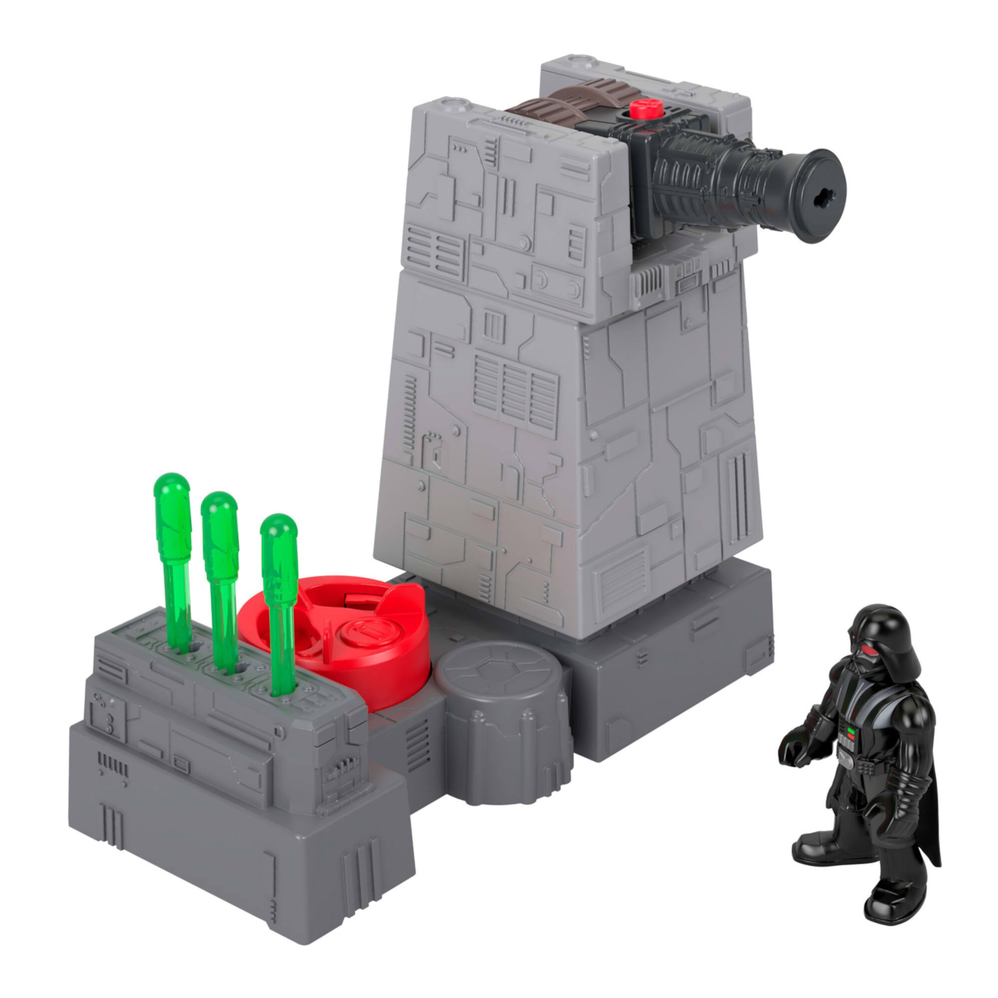 Imaginext STAR WARS Death Star Turret Toy Cannon with Darth Vader Diecast Character Key Imaginext