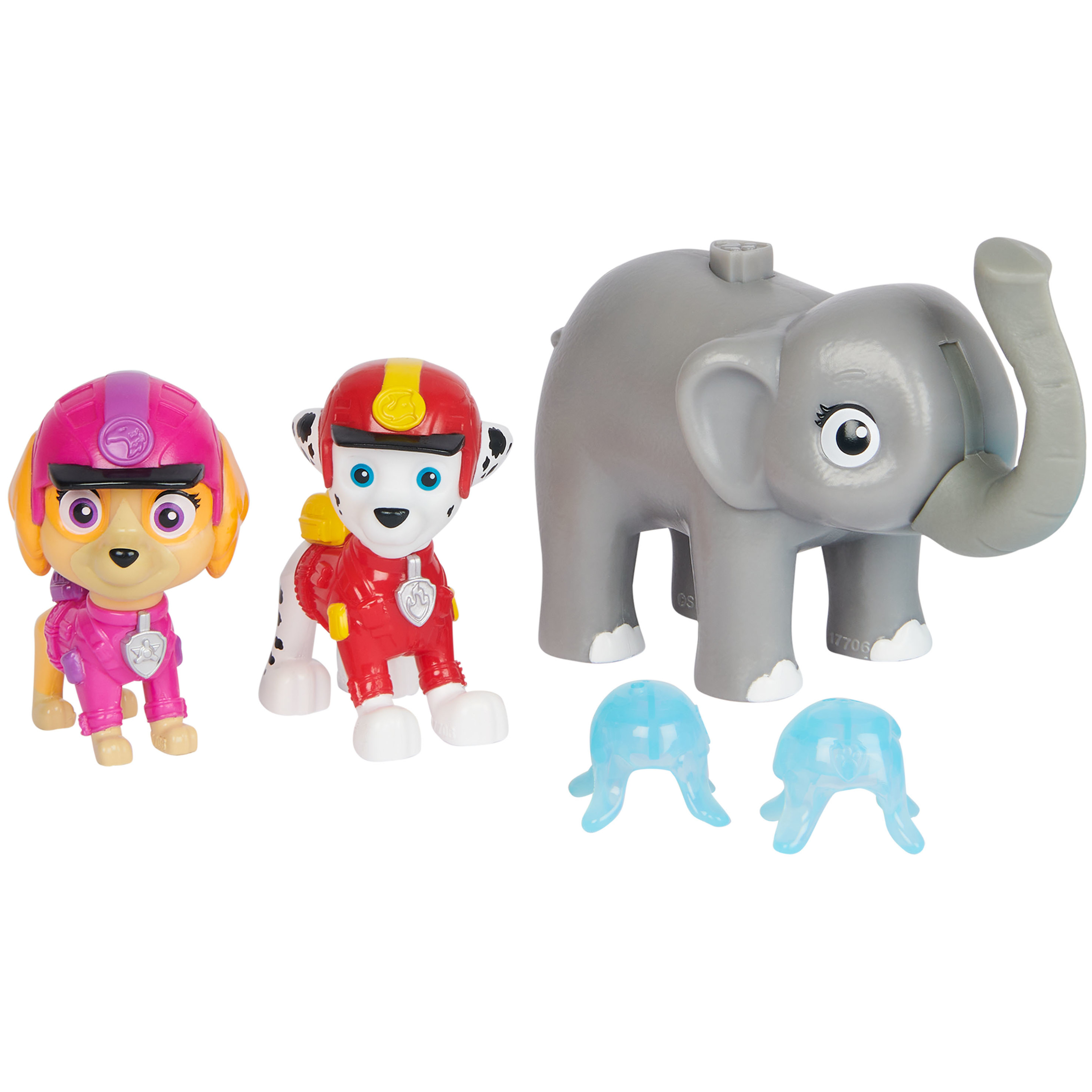 Paw Patrol: Jungle Pups Marshall, Skye & Elephant Figures, Toys for Kids Ages 3 and Up Paw Patrol