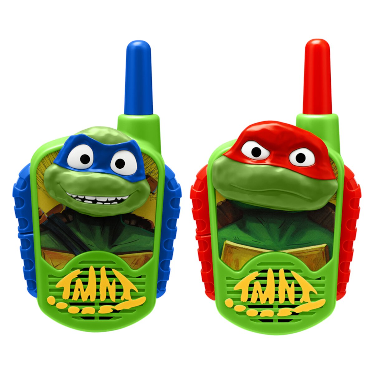 Teenage Mutant Ninja Turtles Extended Range Walkie Talkies - Push to Talk Button, Children Ages 3+ Teenage Mutant Ninja Turtles