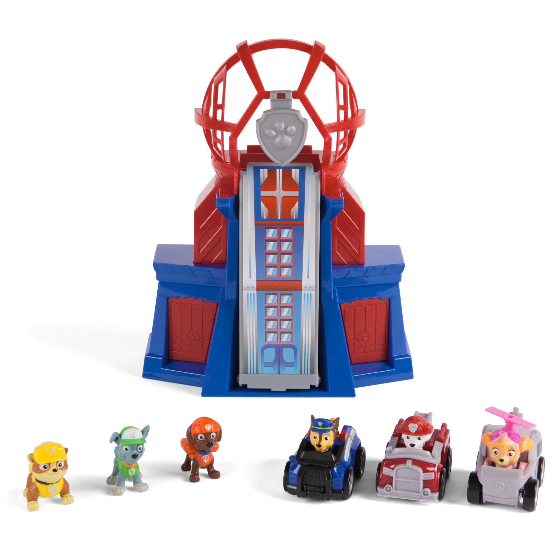 PAW Patrol, Pup Squad Mini Lookout Tower Playset, 3 Toy Cars & 3 Figures for Ages 3+ Paw Patrol