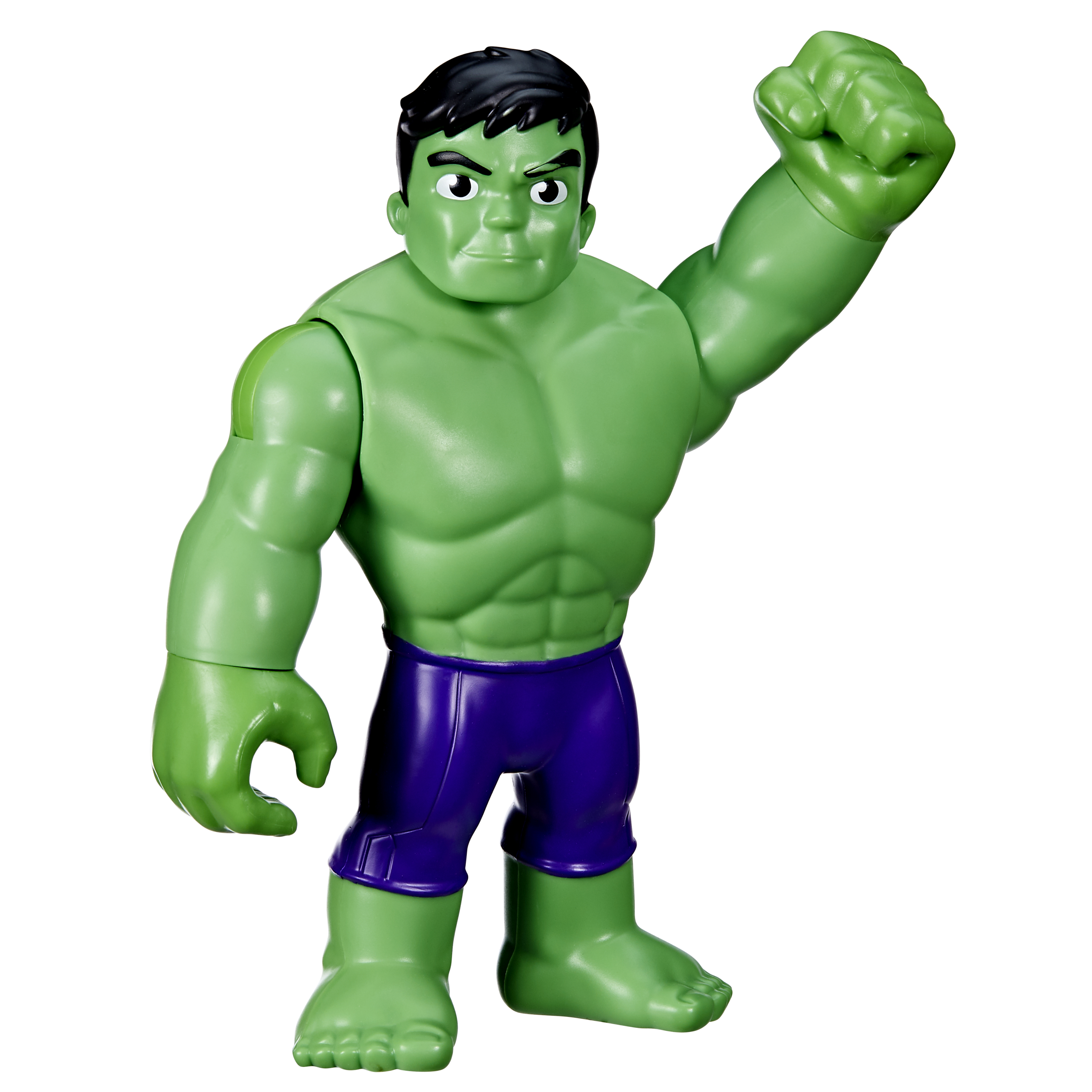 Marvel Spidey and His Amazing Friends Supersized Hulk Action Figure (9"), Preschool Superhero Toys, Christmas Gifts for Kids, Ages 3+ Marvel