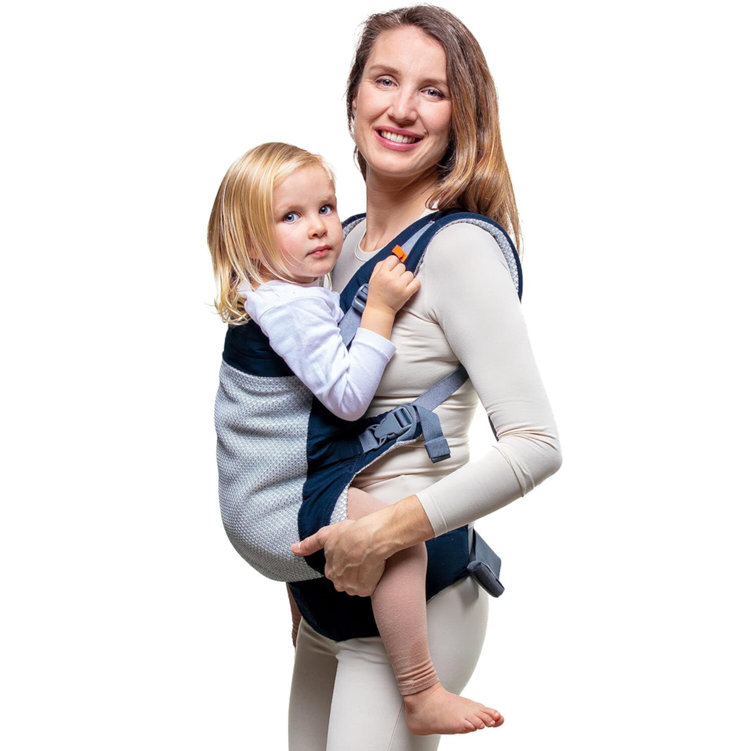 Beco Toddler Carrier - Backpack and Front Style, Carrier for Boys & Girls up to 60 lbs (Cool Navy) Beco Baby Carrier