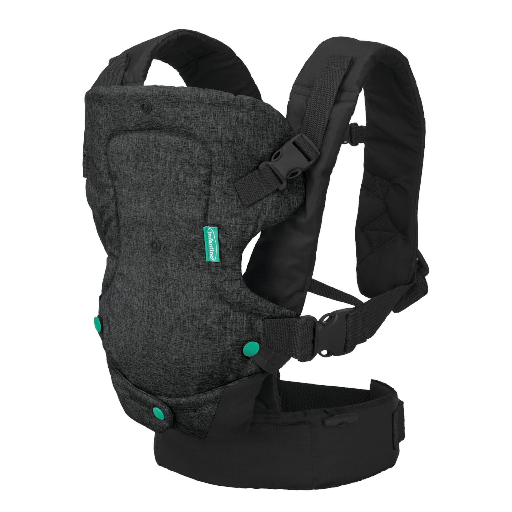 Infantino Flip 4-in-1 Convertible Baby Carrier, 4-Position, Unisex, 8-32lb, Black Visit the Infantino Store