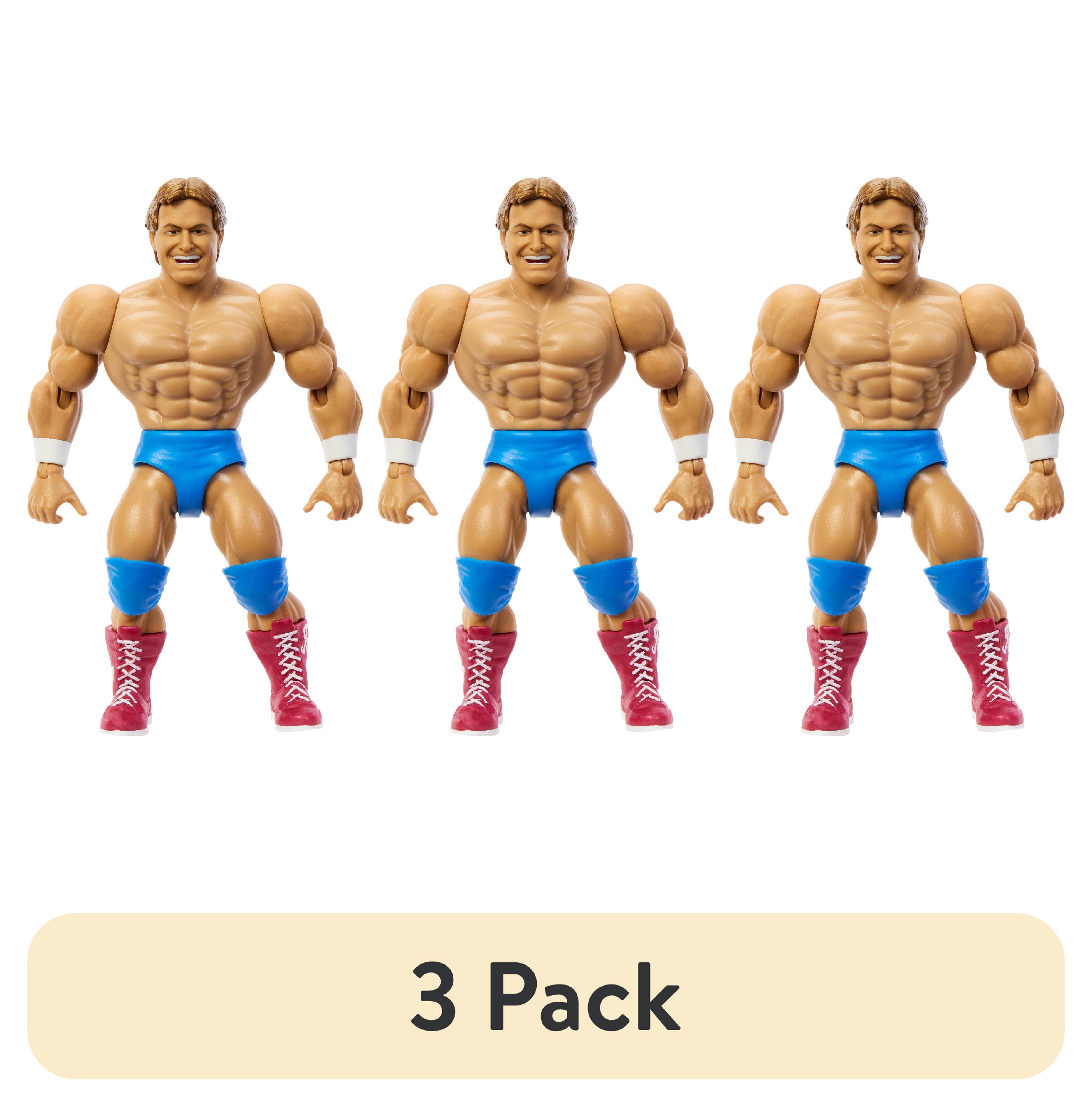 (3 pack) WWE Superstars "Rowdy" Roddy Piper Action Figure with Accessories, 1980s-Inspired Look (5.5-inch) WWE