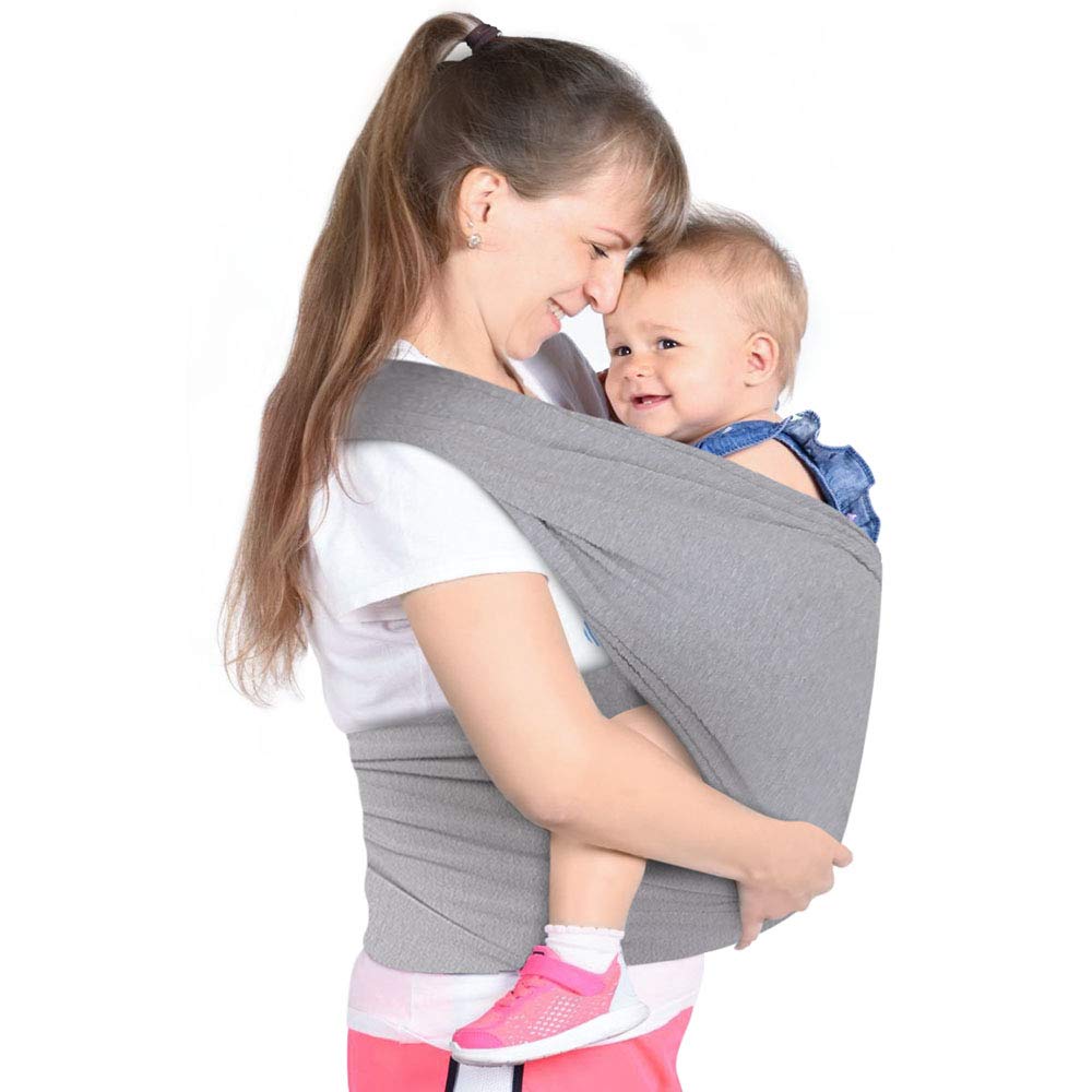 Lictin Wrap Baby Carrier, Adjustable & Breathable Infant Sling, Lightweight & Hands Free Child Carrier Sling, for Newborn Babies and Children up to 35 lbs/16kg Lictin