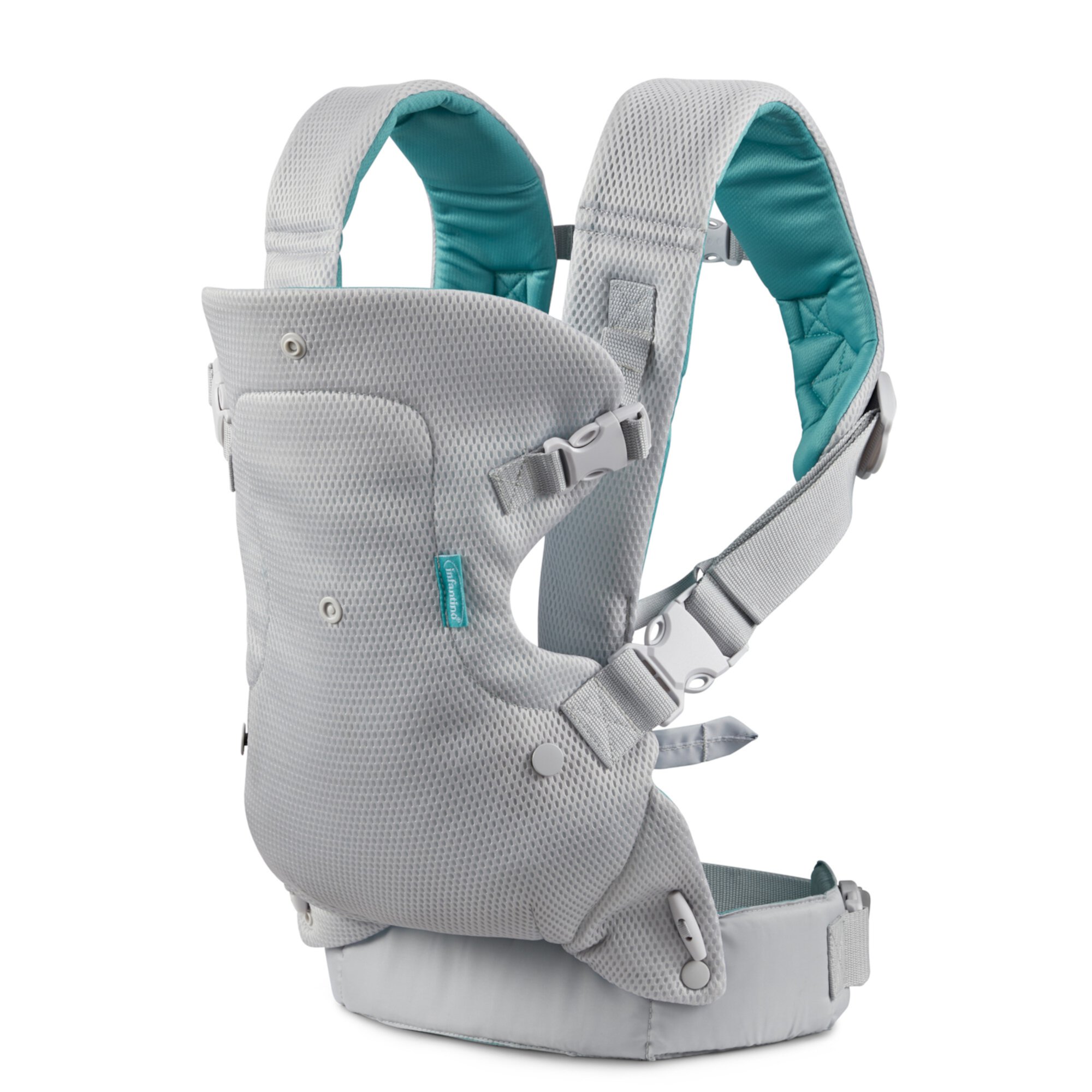 Infantino Flip 4-in-1 Convertible Light & Airy Baby Carrier, 4-Position, 8-32lb, White Visit the Infantino Store