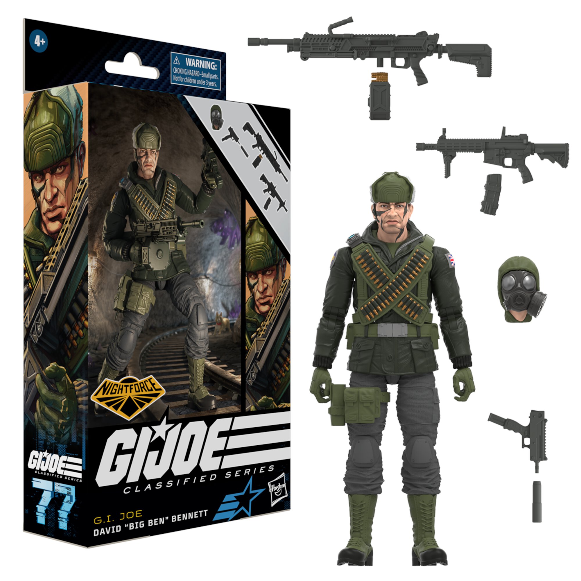 G.I. Joe: Classified Series David "Big Ben" Bennett Kids Toy Action Figure for Boys and Girls Ages 4 5 6 7 8 and Up (6”) G.I. Joe