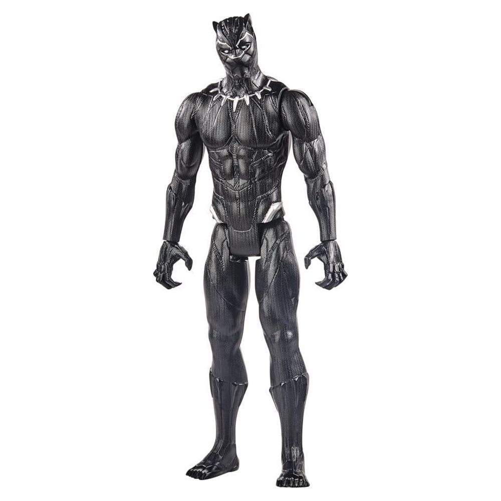 Marvel Avengers Titan Hero Series Black Panther Action Figure, 12-Inch Toy, For Kids Ages 4 And Up Marvel