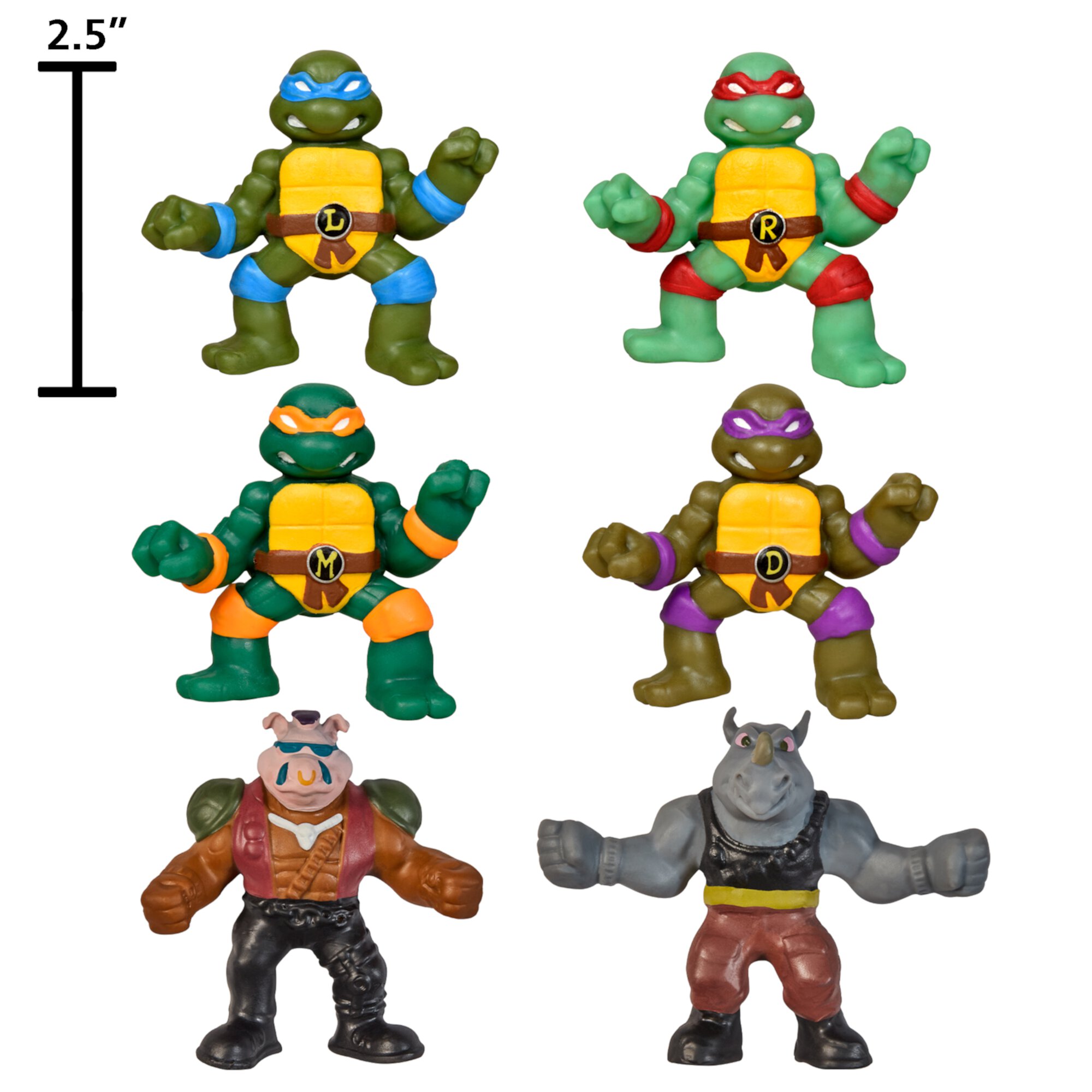 Classic Mini Ninja Stretch Bundle Pack Teenage Mutant Ninja Turtles