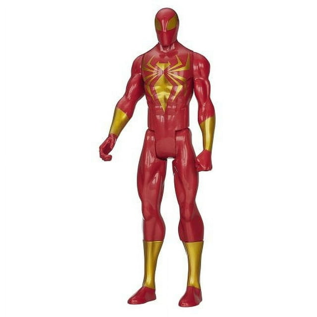 Marvel Ultimate Spider-Man Titan Hero Series Iron Spider Figure - 12 Inch Spider-Man