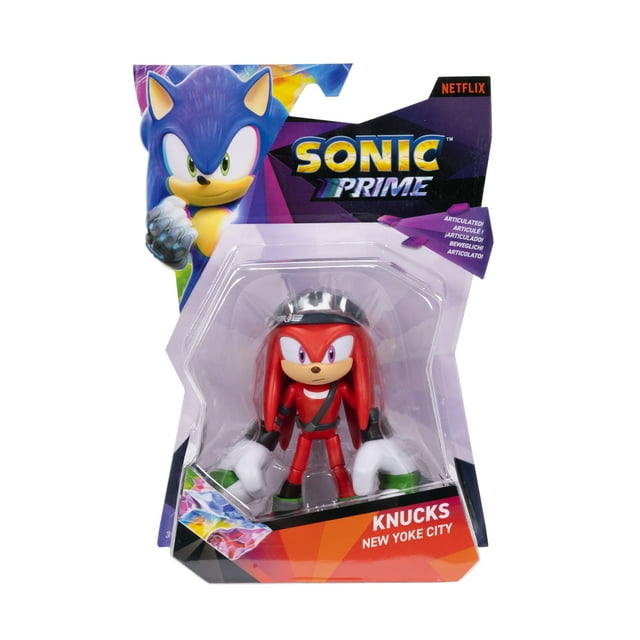 Sonic Prime  5 inch Articulated New Yoke City Sonic the Hedgehog Action Figure Sonic