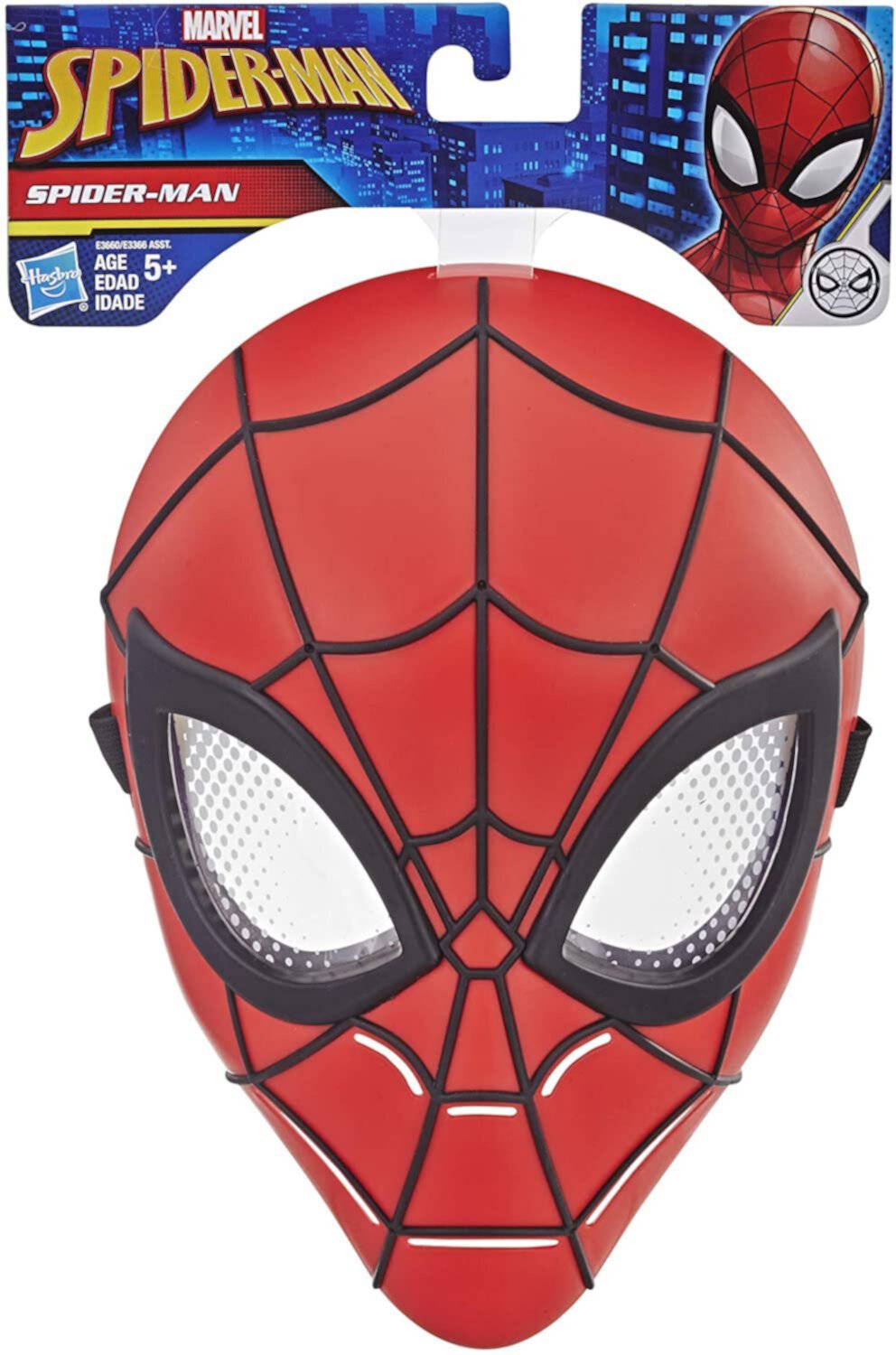 Marvel Spider-Man Hero Mask, Spider-Man Halloween Costumes for Kids, Ages 5+ Spider-Man