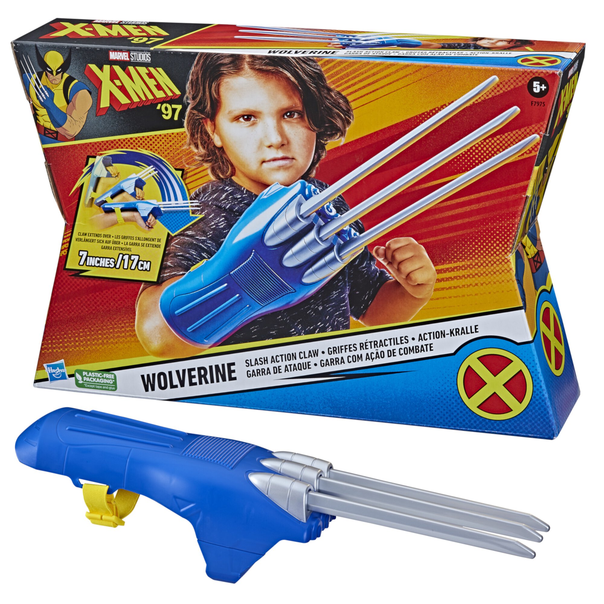 Marvel Studios X-Men '97 Wolverine Slash Action Claw, Christmas Gifts for Kids Marvel