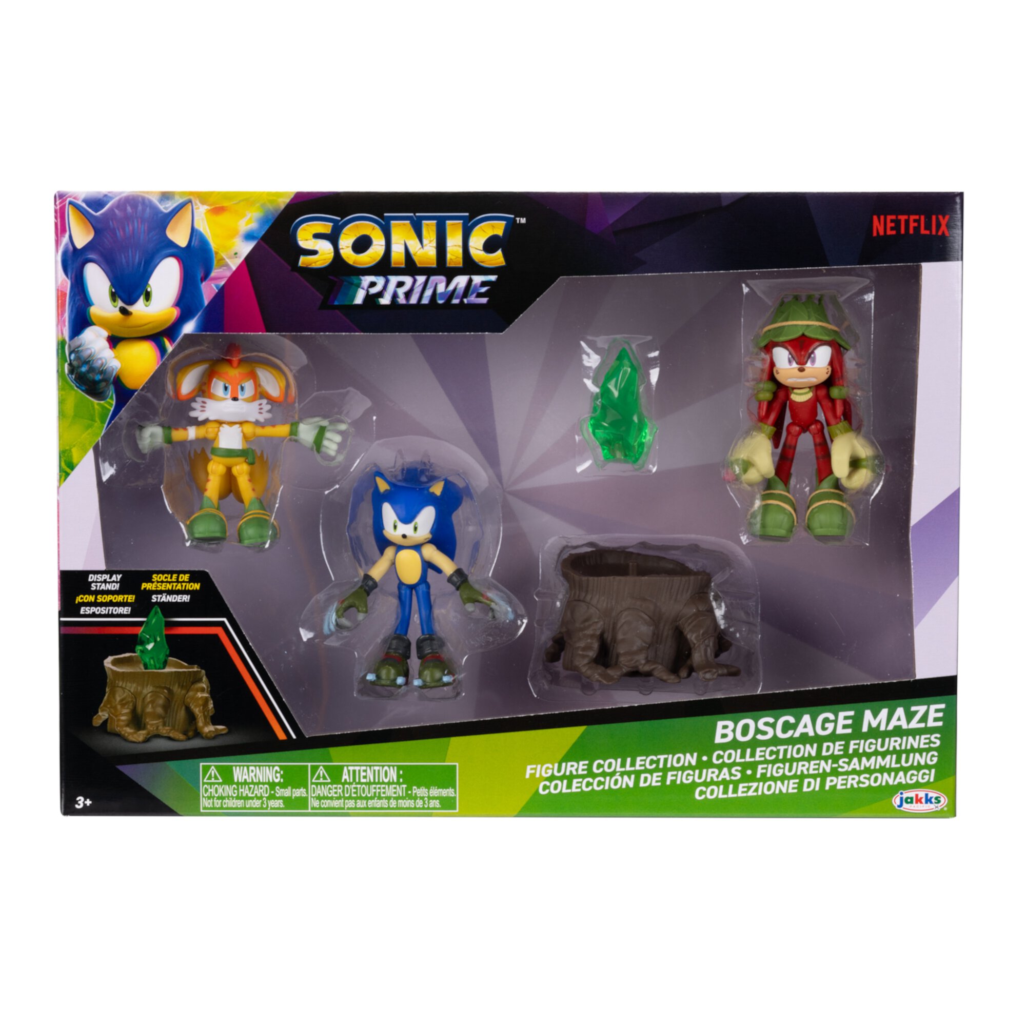 Sonic The Hedgehog Sonic Prime 2.5 inch mulitpack Bos Cage Maze Action Figure Sonic The Hedgehog