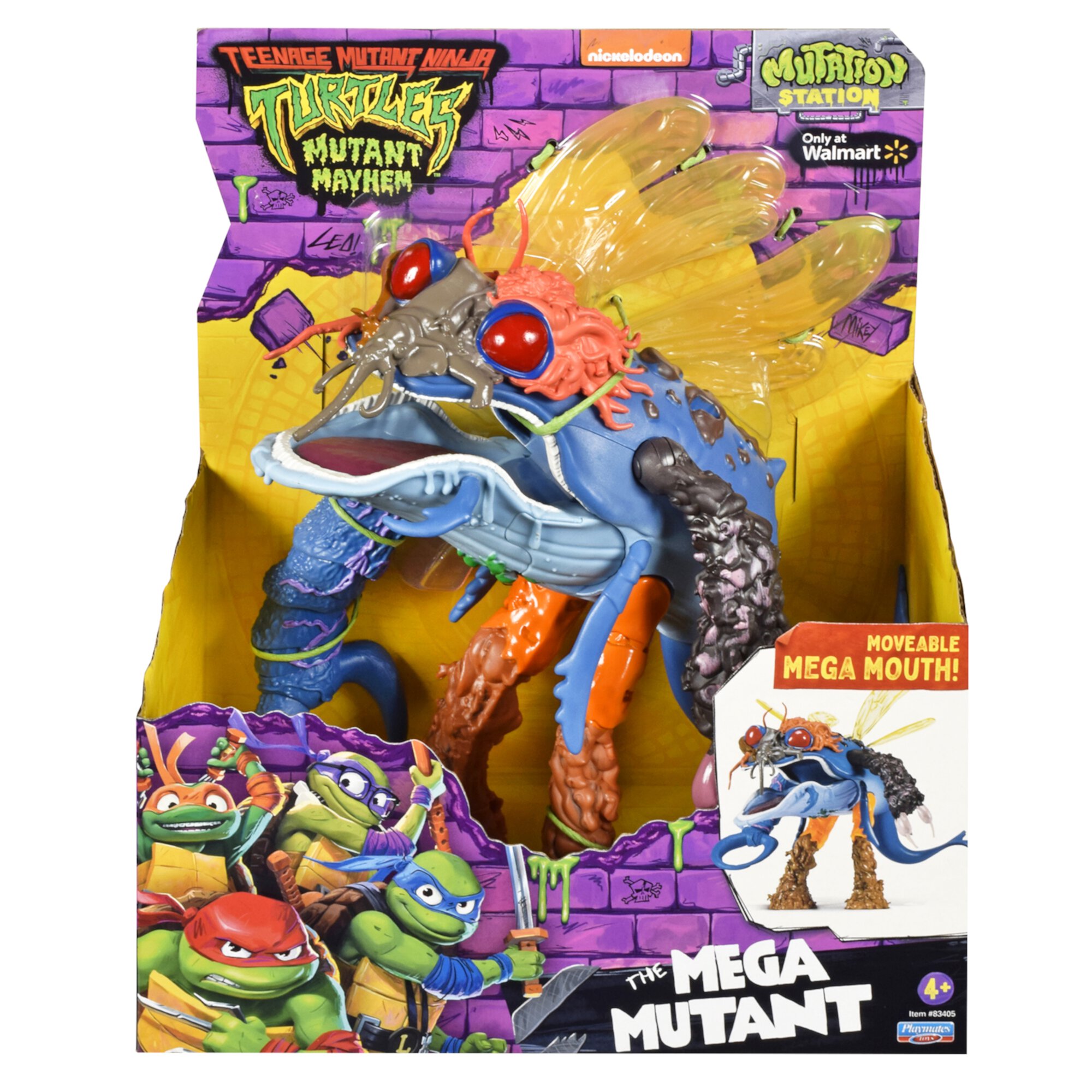 Teenage Mutant Ninja Turtles: Mutant Mayhem 10" Giant Megamutant Figure by Playmates Toys Teenage Mutant Ninja Turtles