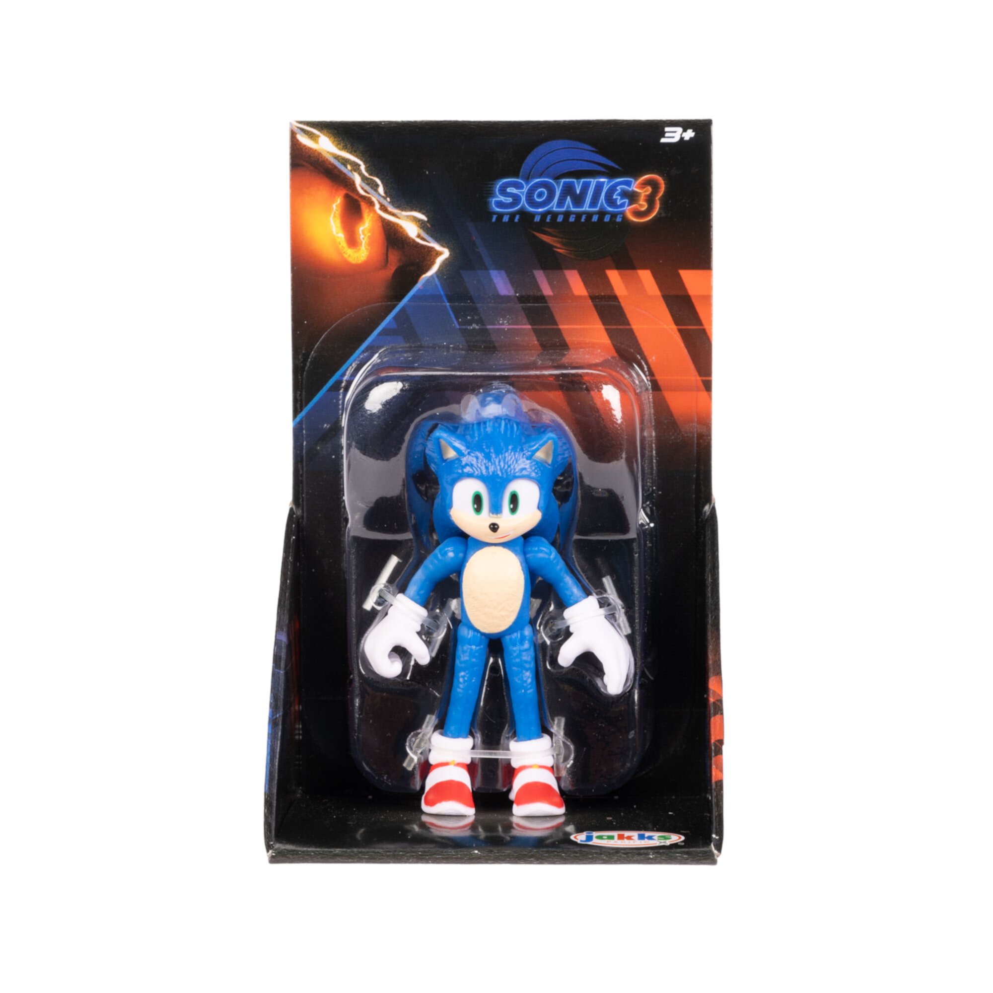 Sonic The Hedgehog 3 Movie 2.5 inch Action Figure with 5 Points of Articulation Sonic