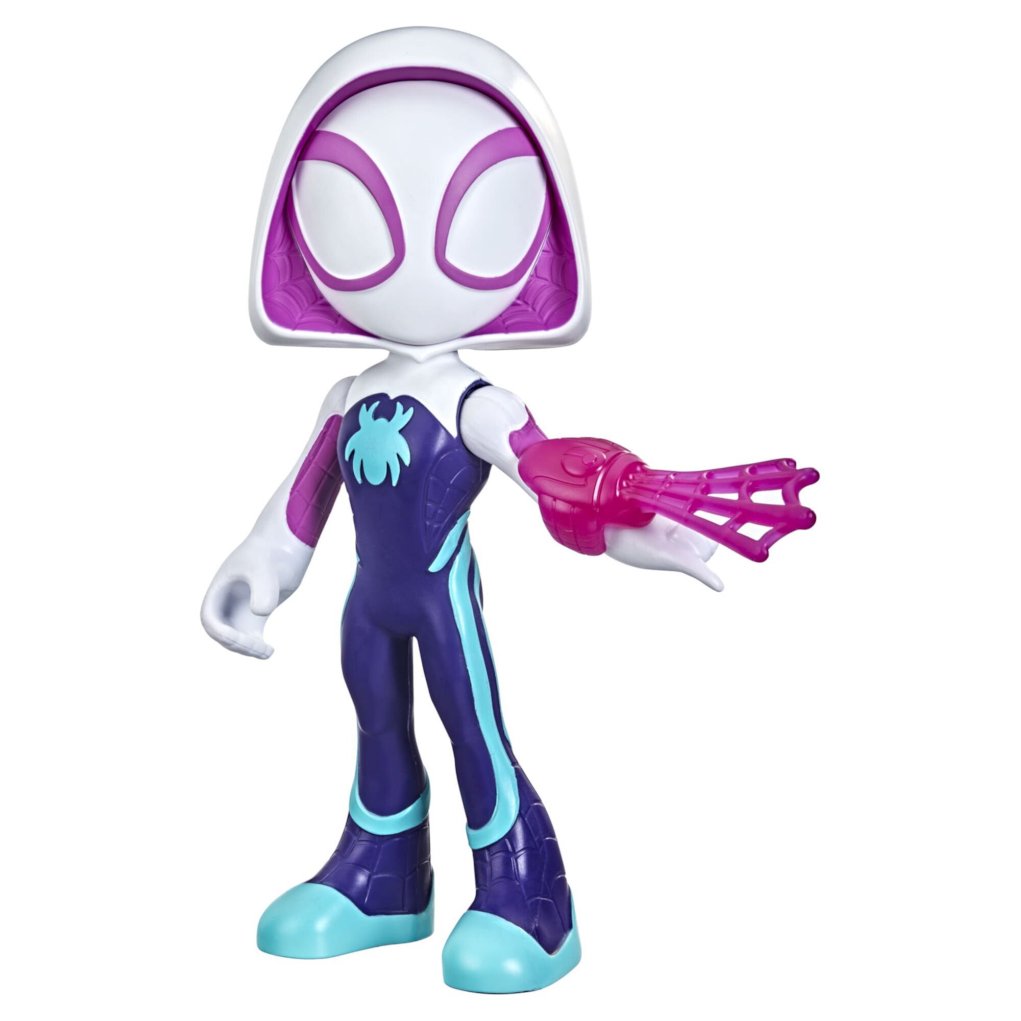 Marvel Spidey and His Amazing Friends Supersized Ghost-Spider Action Figure (9"), Preschool Superhero Toys, Christmas Gifts for Kids, 3+ Marvel