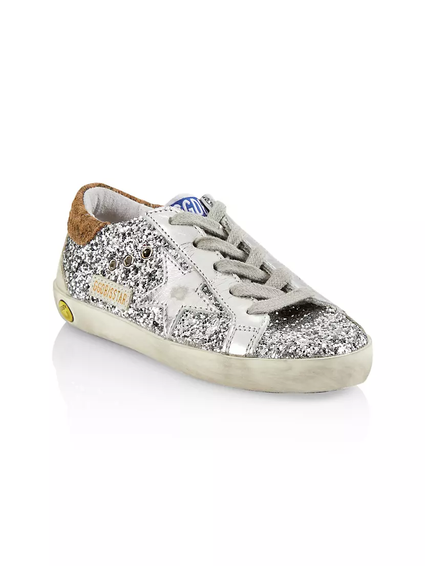 Baby's, Little Girl's &amp; Girl's Super-Star Glitter Sneakers Golden Goose