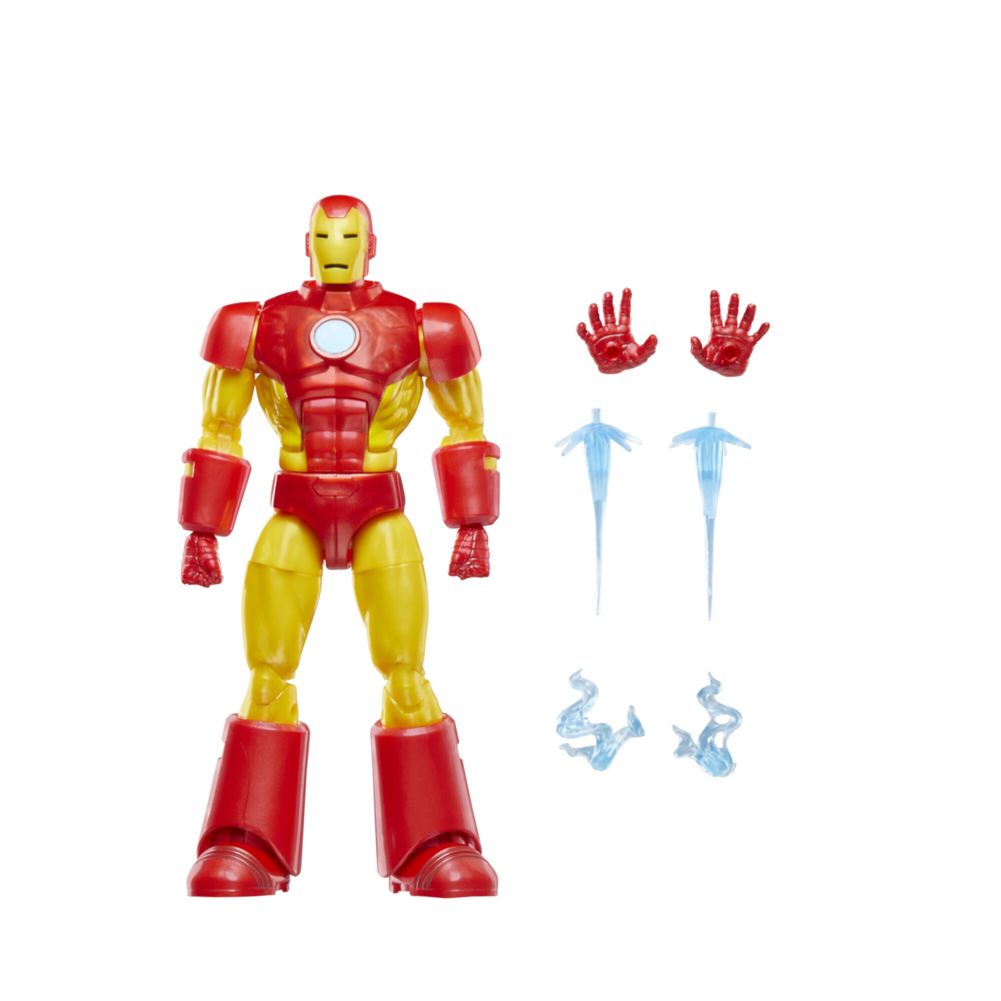 Marvel Legends Series Iron Man (Model 09) 6" Retro Comics Collectible Action Figure Marvel