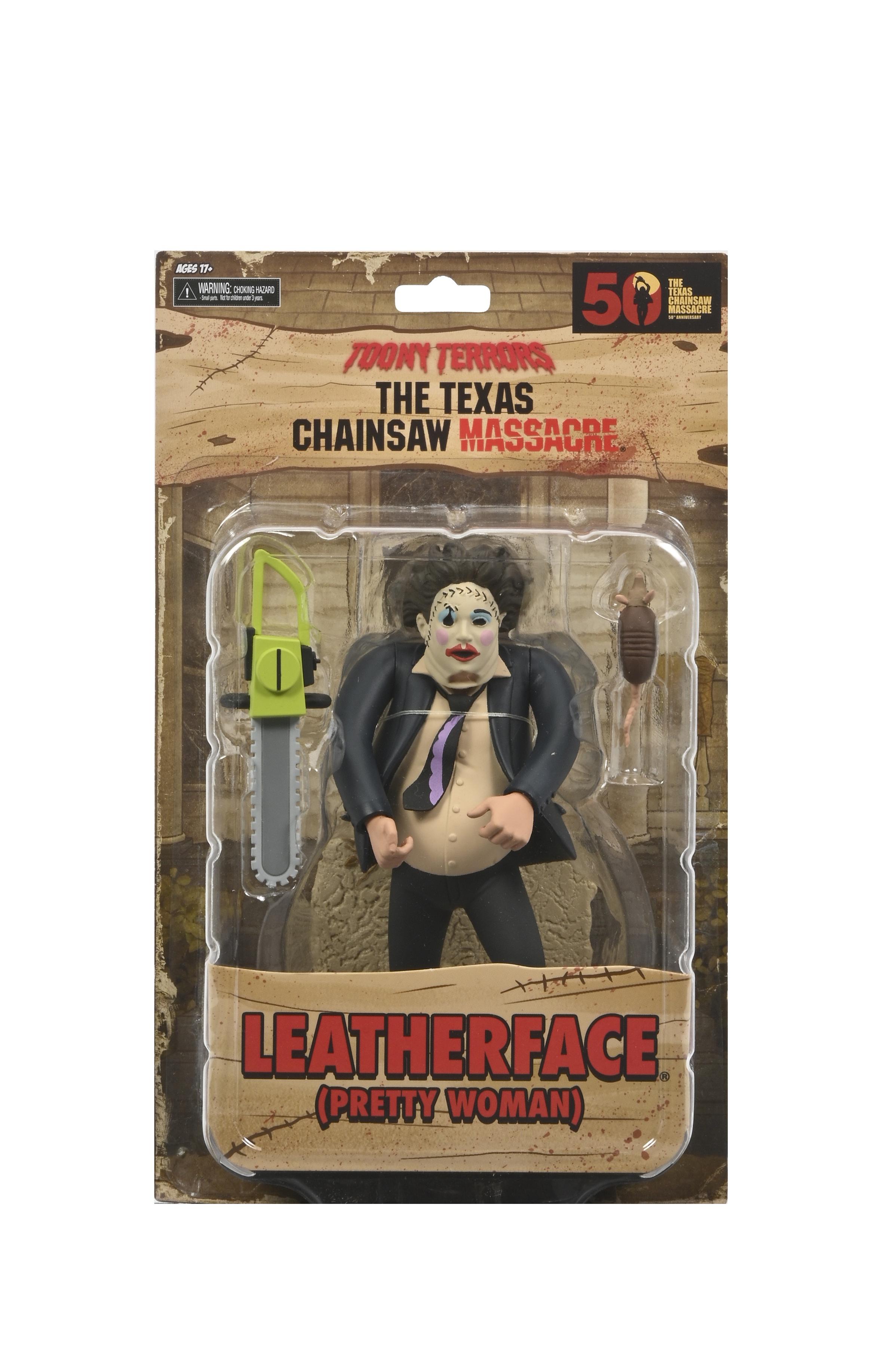 Texas Chainsaw Massacre - 6" Scale Action Figure - Toony Terrors 50th Anniversary Pretty Woman Leatherface NECA