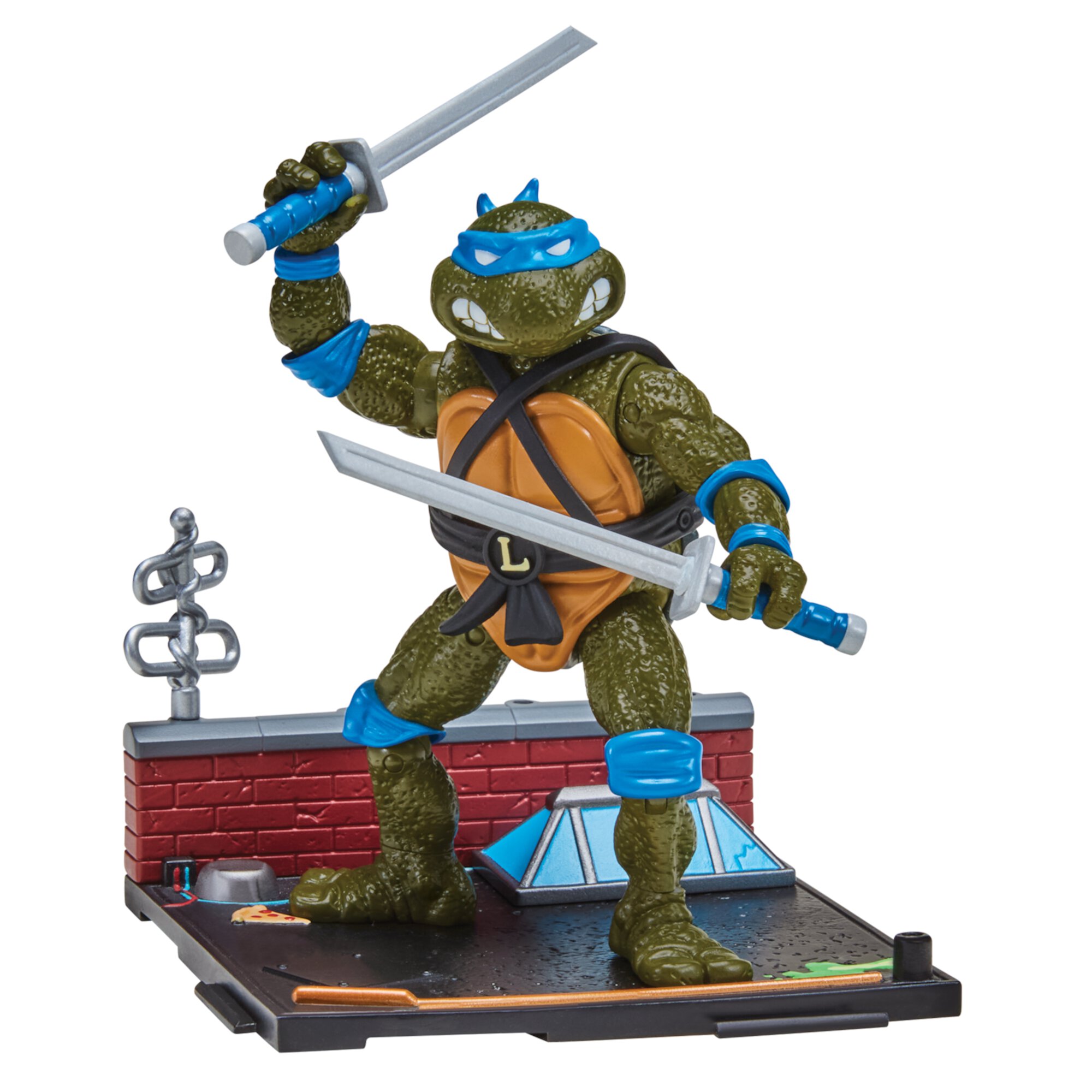 Teenage Mutant Ninja Turtles: 4” Remastered Leonardo Action Figure by Playmates Toys Teenage Mutant Ninja Turtles