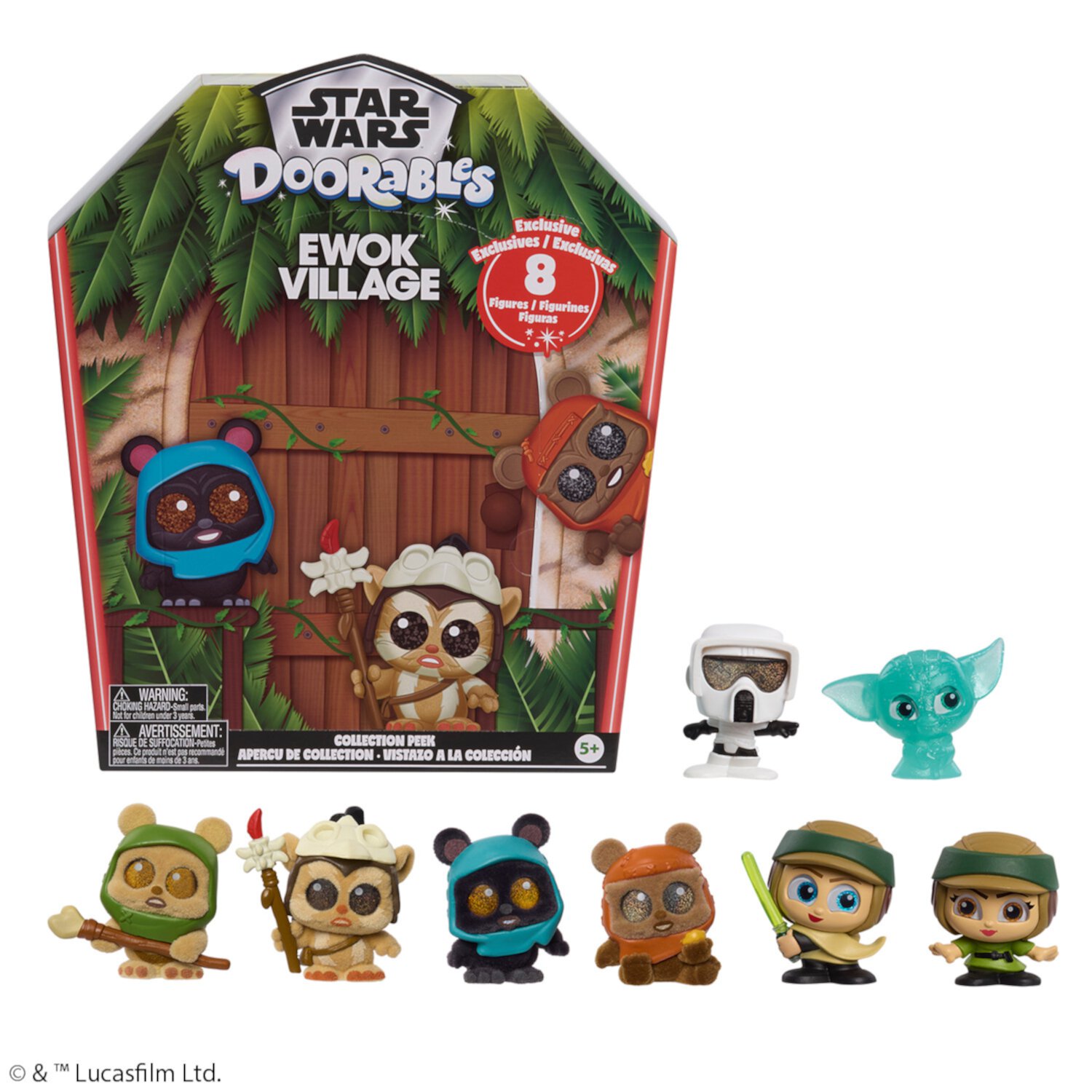 Набор мини-фигурок Ewok Village, 8 штук, игрушки для детей от 5 лет Disney Doorables